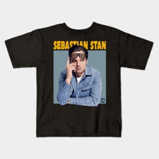 Sebastian Stan Image Charm Kids T-Shirt